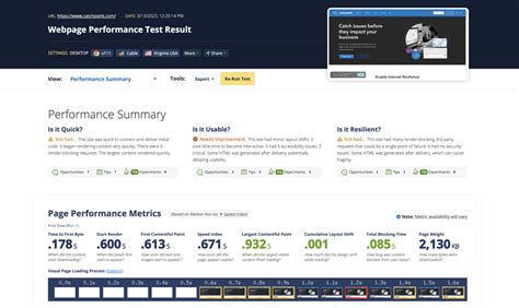 website load impact test|webpagetest.com.